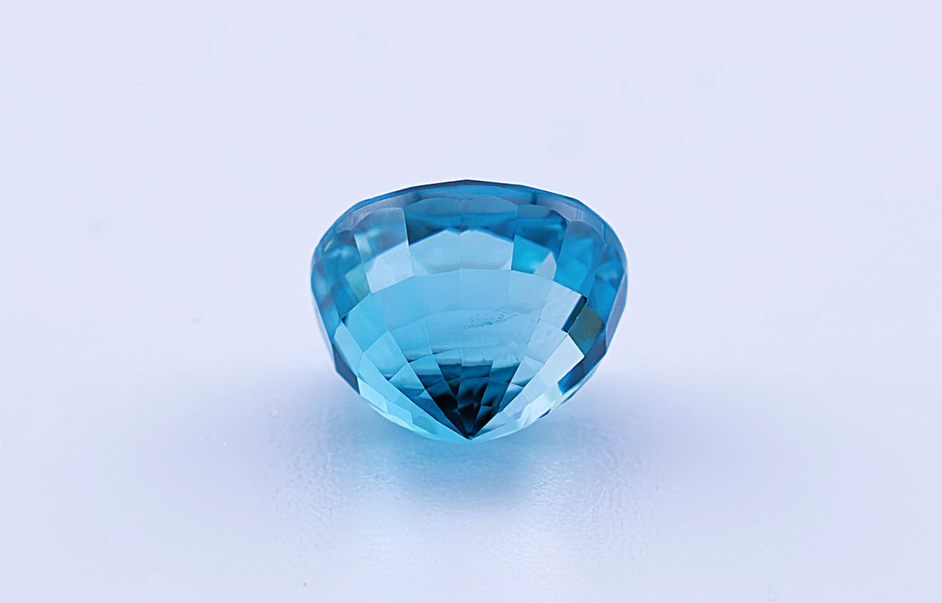 Blue Zircon 2.49 Ct | Oval Cut | Cambodia