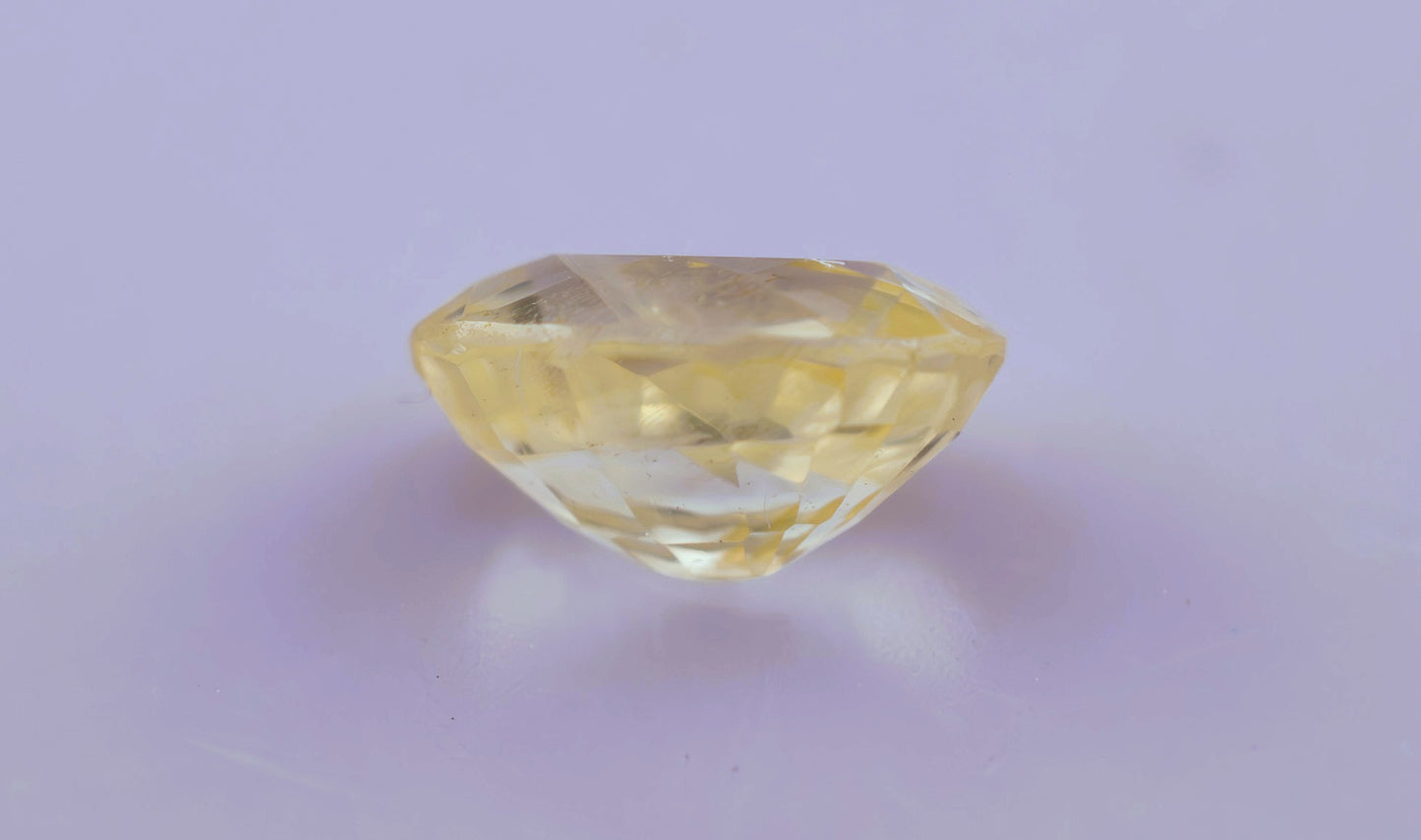 Yellow Ceylon Sapphire 1.17ct | Oval Shape