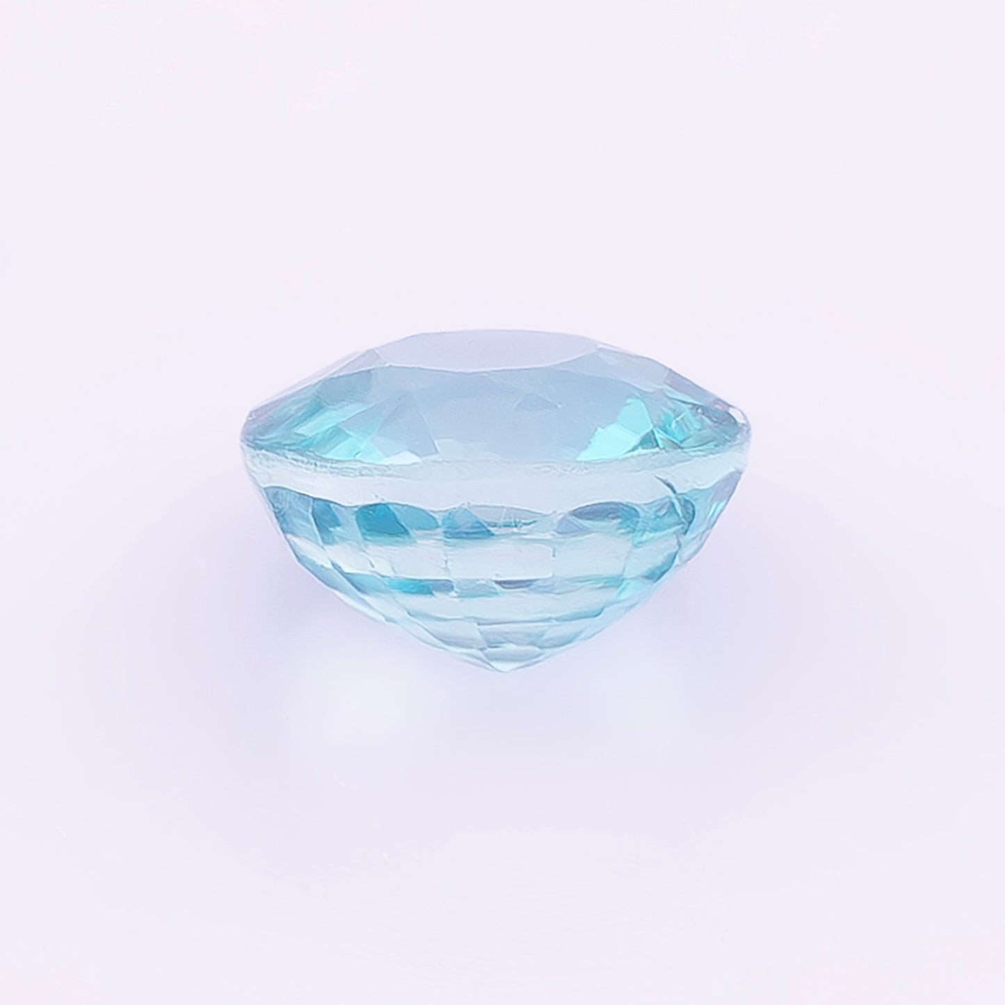 Blue Zircon 1.35 Ct | Round Cut | Cambodia