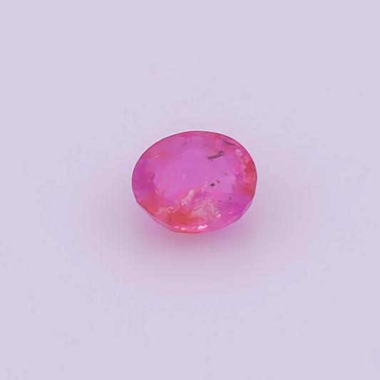 Natural Padparadscha Sapphire 0.55 Ct | Oval Cut | Madagascar | Untreated