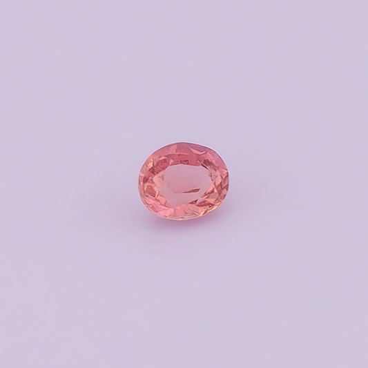 Natural Padparadscha Sapphire 0.48 Ct | Oval Cut | Ceylon