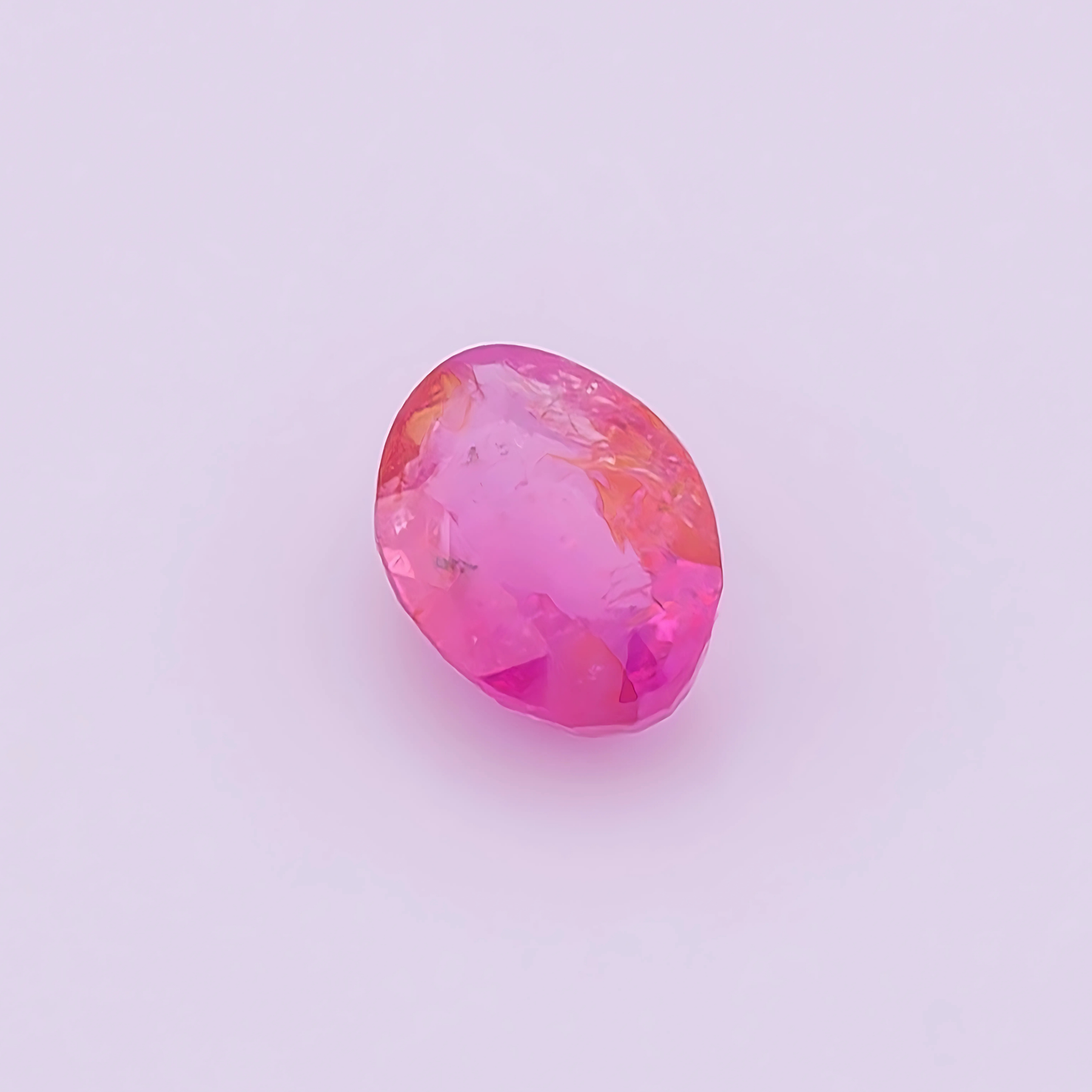 Natural Padparadscha Sapphire 0.55 Ct | Oval Cut | Madagascar | Untreated