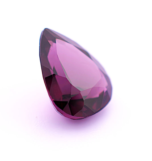 Reddish-Purple Ceylon Spinel 1.43ct | Pear Cut