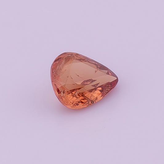 Natural Padparadscha Sapphire 1.10 Ct | Pear Cut | Madagascar | Untreated