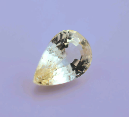 Yellow Ceylon Sapphire 1.16ct | Pear Shape