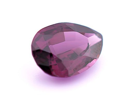 Reddish-Purple Ceylon Spinel 1.05ct | Pear Cut