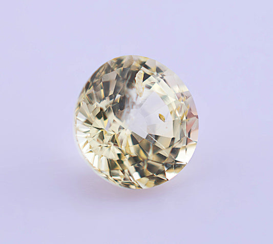 Yellow Ceylon Sapphire 1.12ct | Round Shape