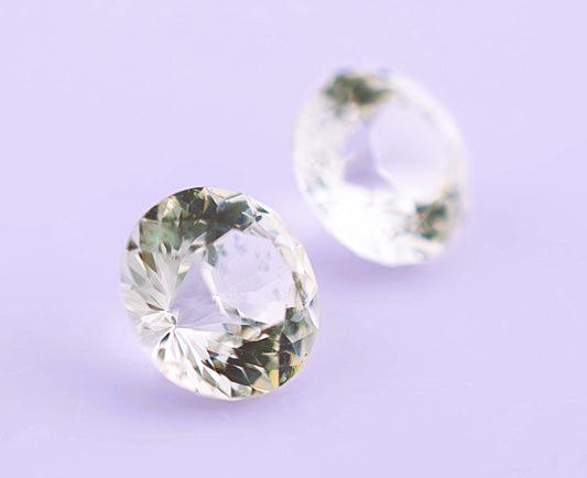 Yellow Ceylon Sapphire Pair 1.40ct | Round Shape