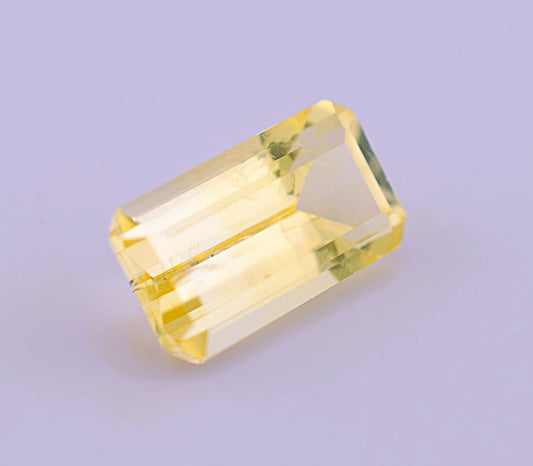 Yellow Ceylon Sapphire 1.63ct | Rectangular Shape