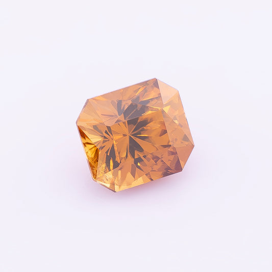 Orange-Brown Natural Zircon 1.58Ct | Octagon Cut