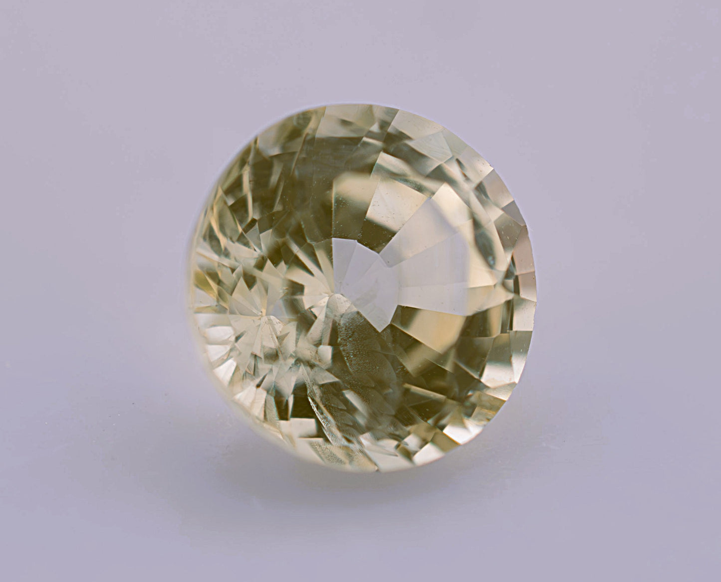 Yellow Ceylon Sapphire 1.05ct | Round Shape