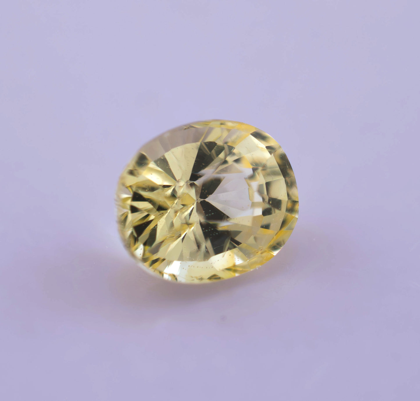 Yellow Ceylon Sapphire 1.16ct | Oval Shape