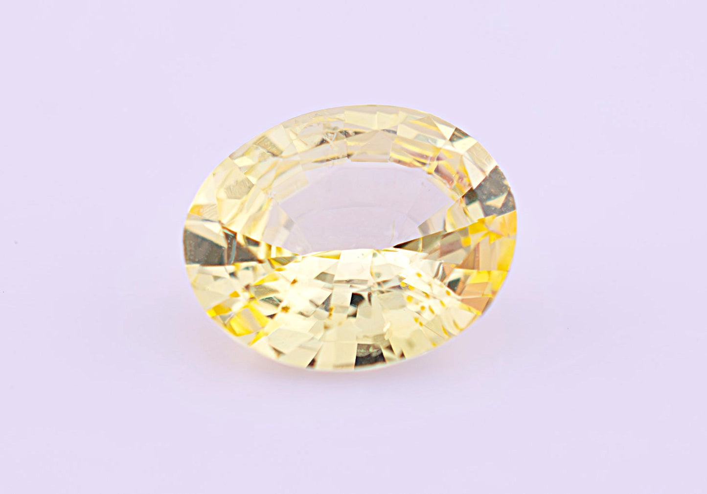 Yellow Ceylon Sapphire 1.14ct | Oval Shape