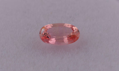 Lotus Padparadscha Ceylon Sapphire 0.44ct | Oval Shape