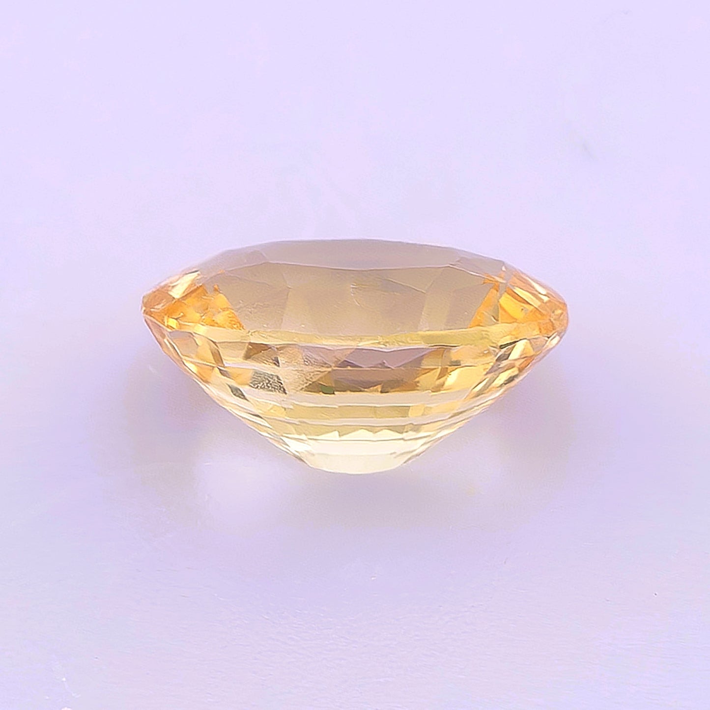 Yellow Ceylon Sapphire 0.83ct | Oval Shape | Unheated