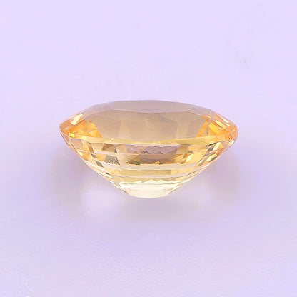Yellow Ceylon Sapphire 0.83ct | Oval Shape | Unheated