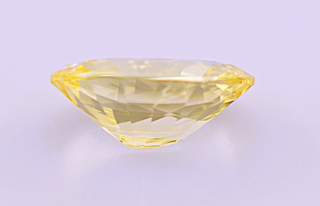 Yellow Ceylon Sapphire 1.14ct | Oval Shape
