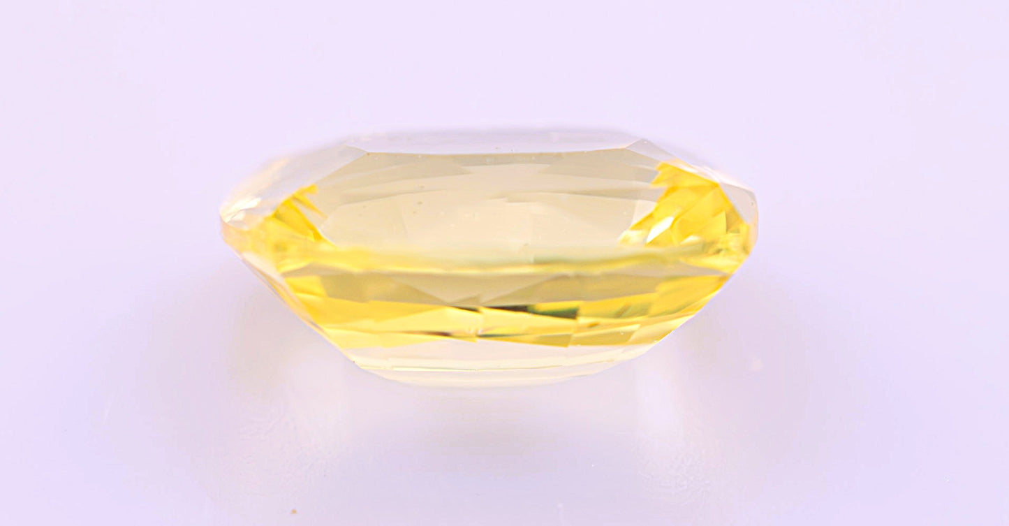 Yellow Ceylon Sapphire 1.44ct | Cushion Shape