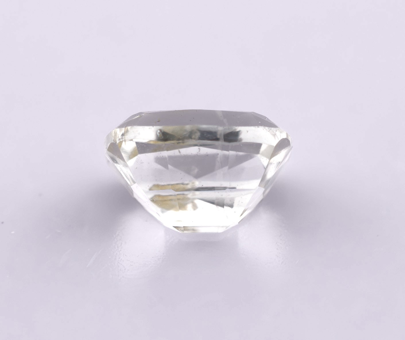 White Ceylon Sapphire 1.26ct | Cushion Shape