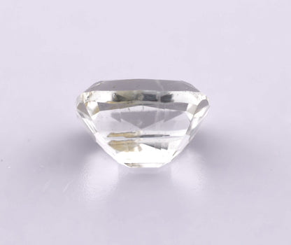 White Ceylon Sapphire 1.26ct | Cushion Shape