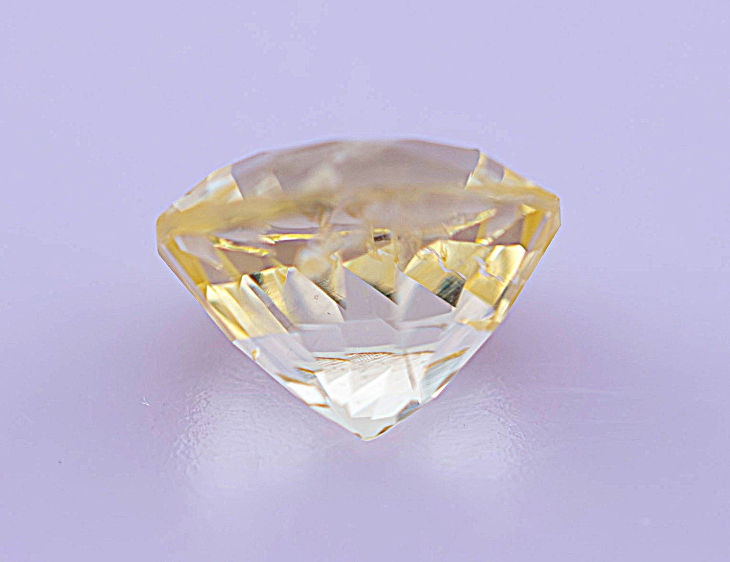 Yellow Ceylon Sapphire 1.12ct | Round Shape