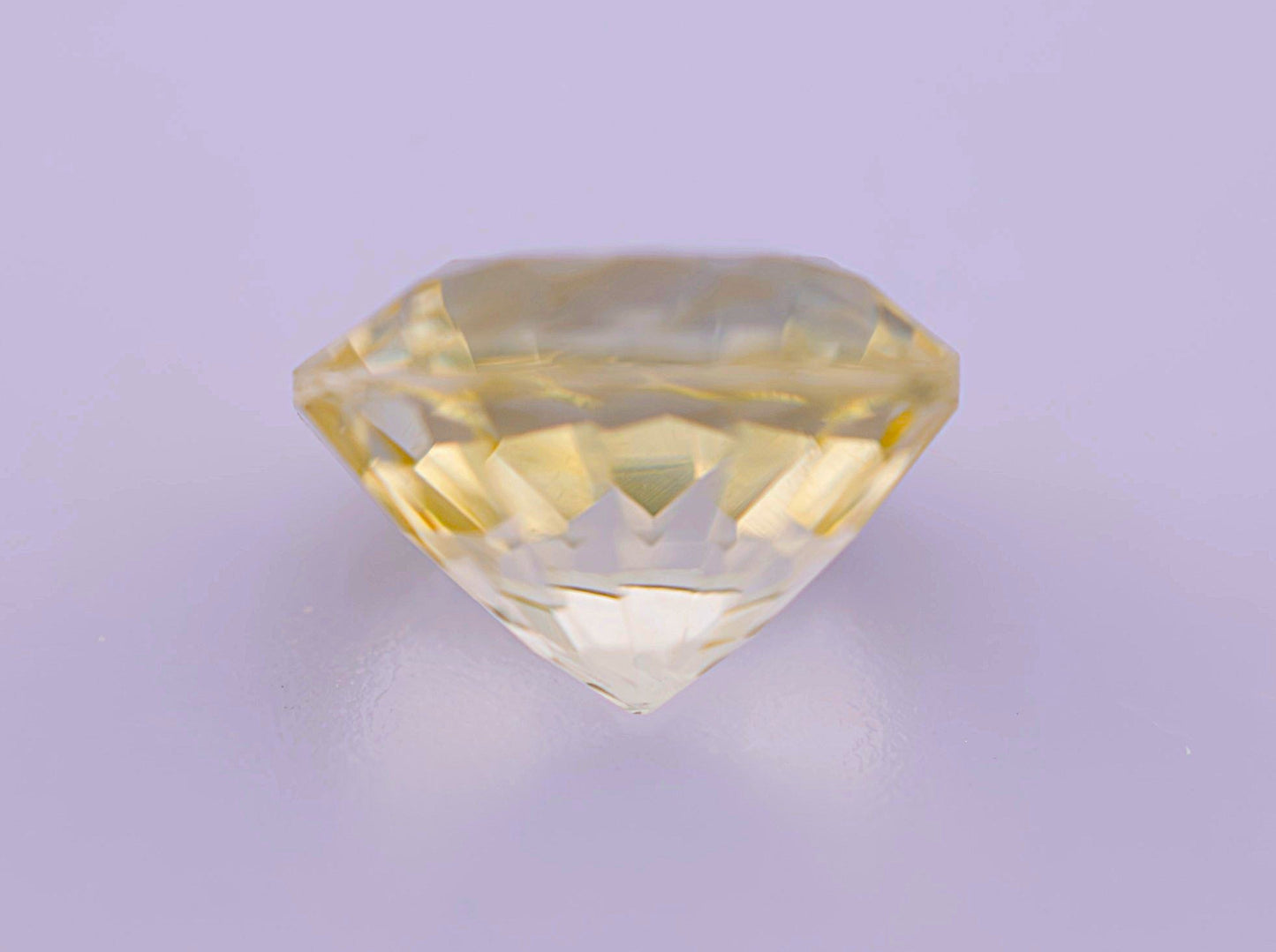 Yellow Ceylon Sapphire 1.05ct | Round Shape