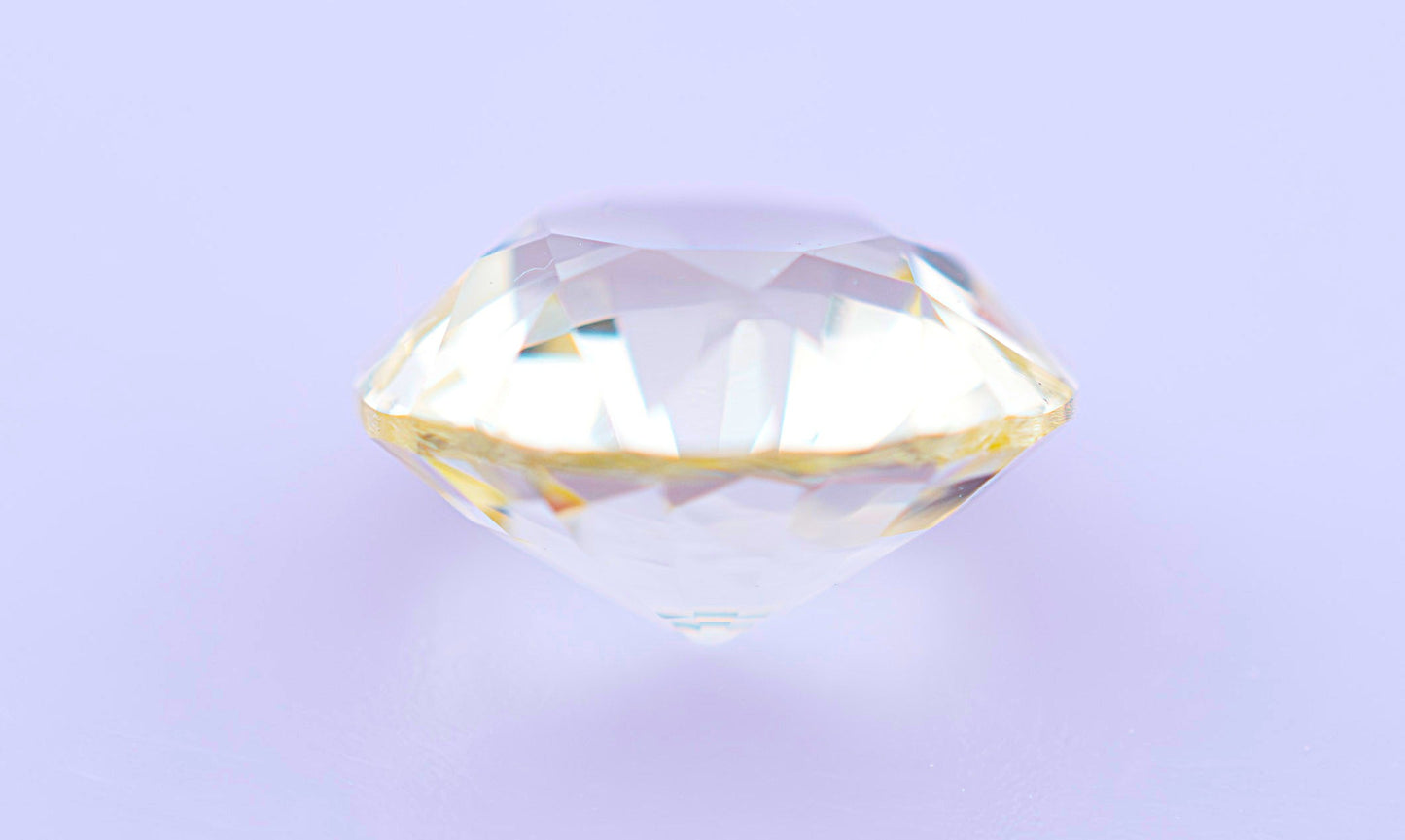 Yellow Ceylon Sapphire 1.29ct | Round Shape