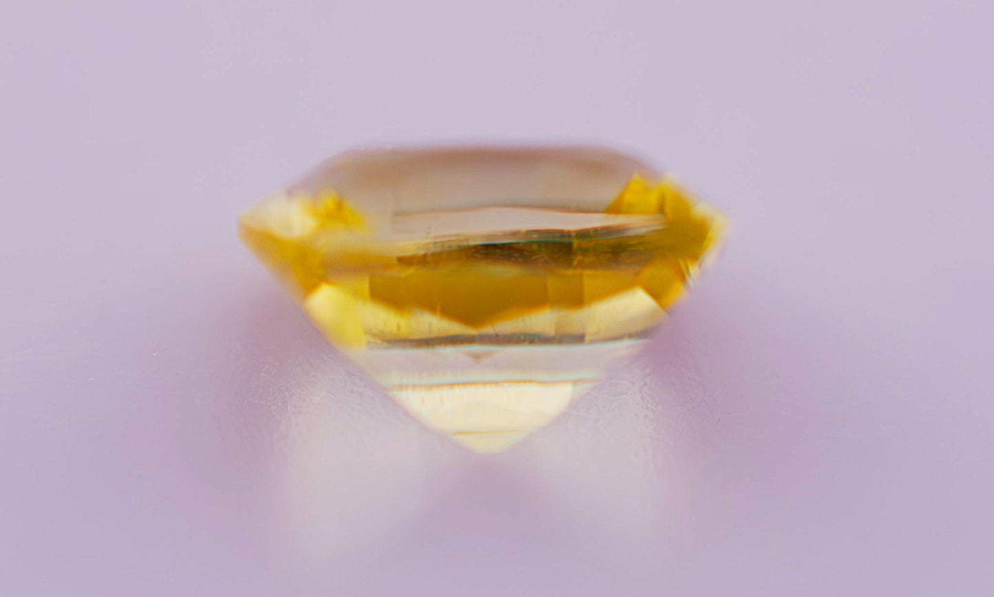 Yellow Ceylon Sapphire 0.65ct | Rectangular Shape