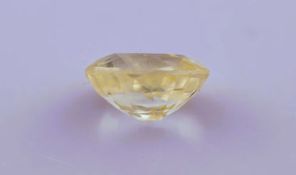 Yellow Ceylon Sapphire 1.17ct | Oval Shape