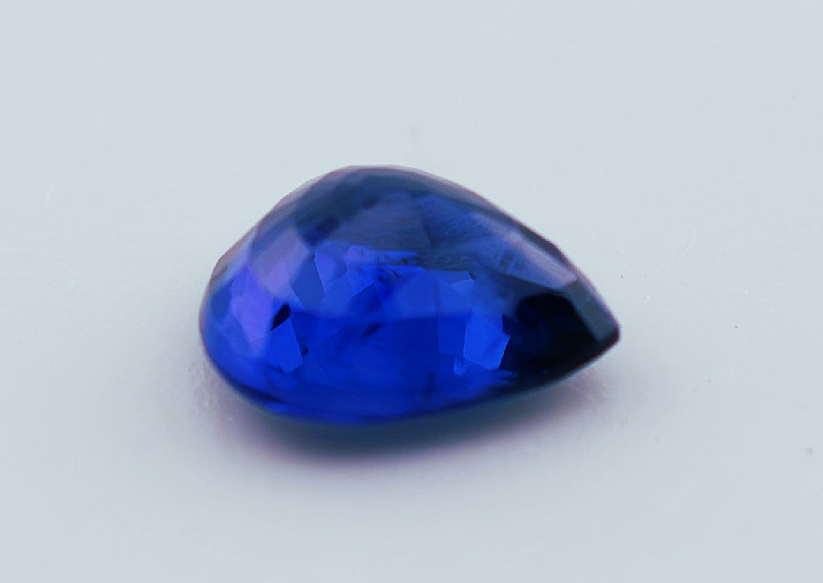 Blue Ceylon Sapphire 1.00ct | Pear Shape