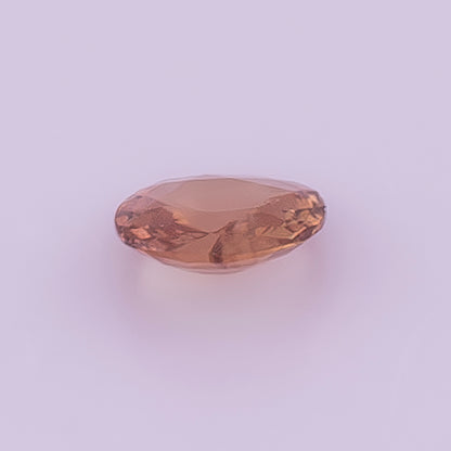 Natural Padparadscha Sapphire 0.65 Ct | Round Cut | Ceylon