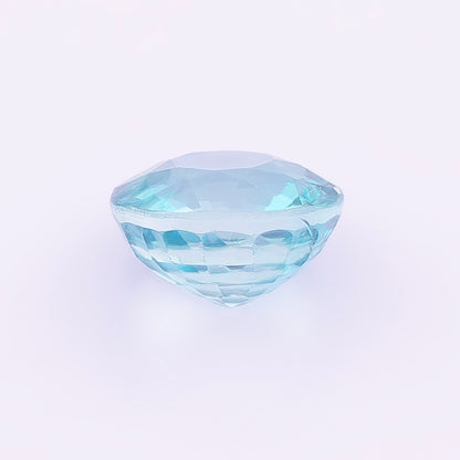 Blue Zircon 1.35 Ct | Round Cut | Cambodia