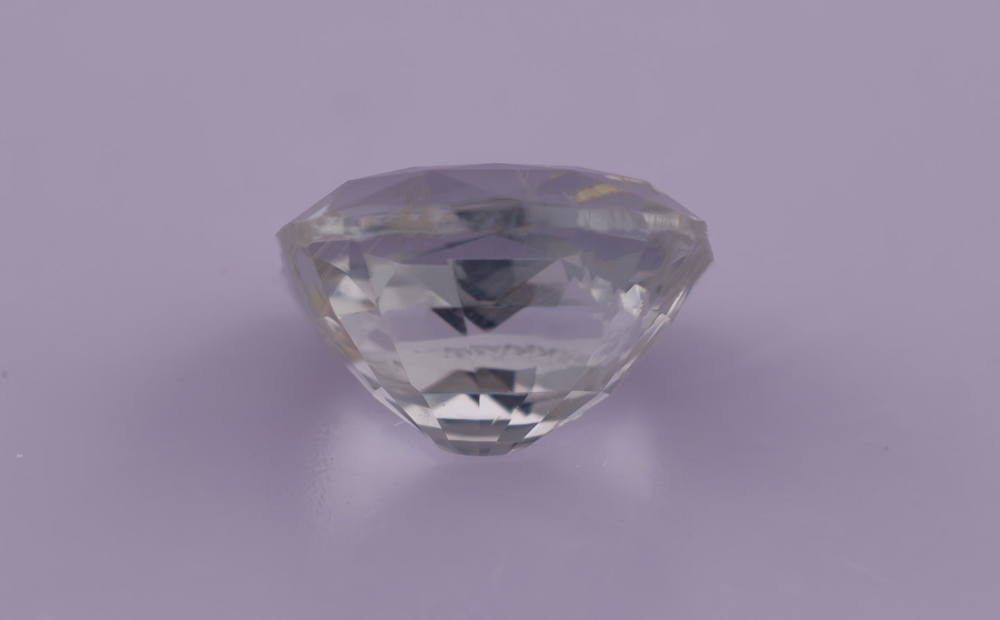 White Ceylon Sapphire 1.31ct | Cushion Shape