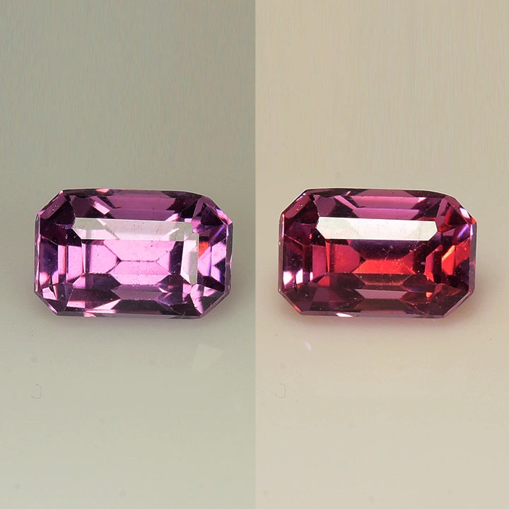 Colour-Changing Malaya Garnet 0.90 Ct  | Cushion Cut