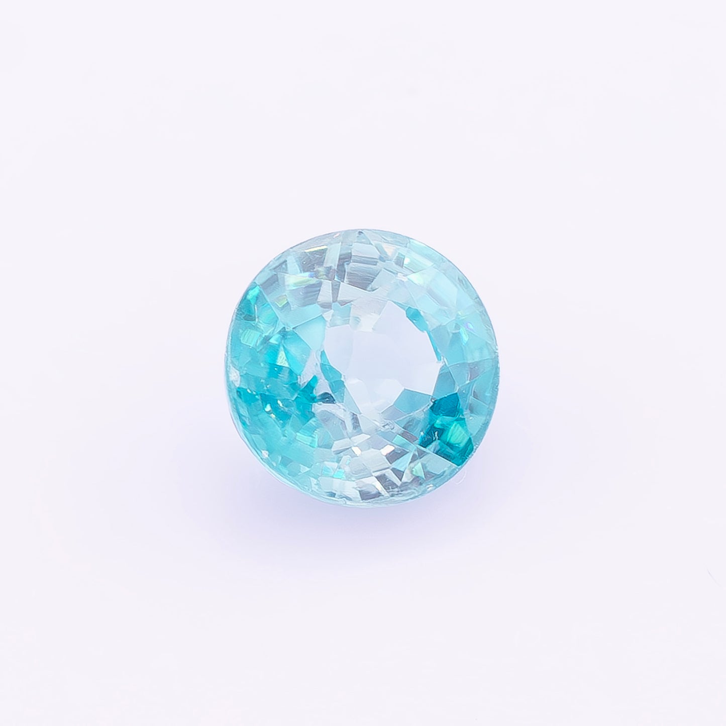 Blue Zircon 1.35 Ct | Round Cut | Cambodia