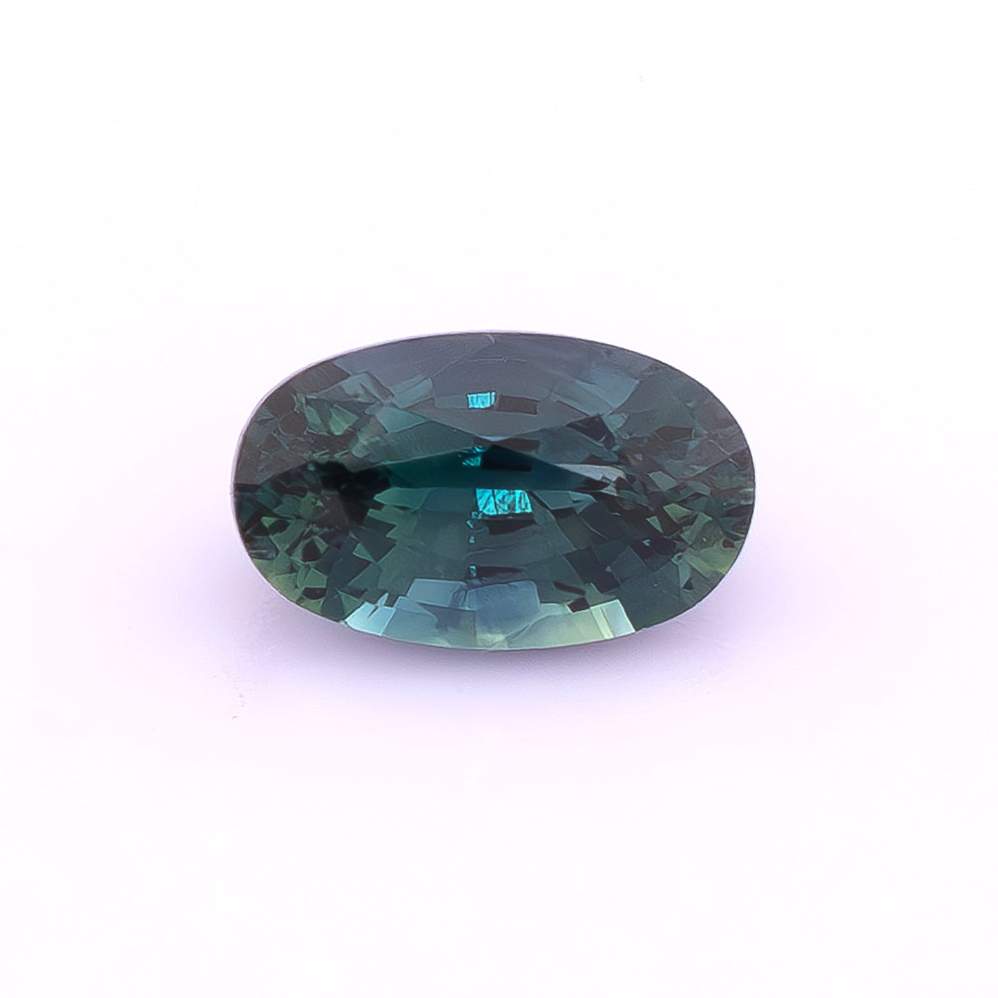 Teal Ceylon Sapphire 0.97ct | Oval Cut