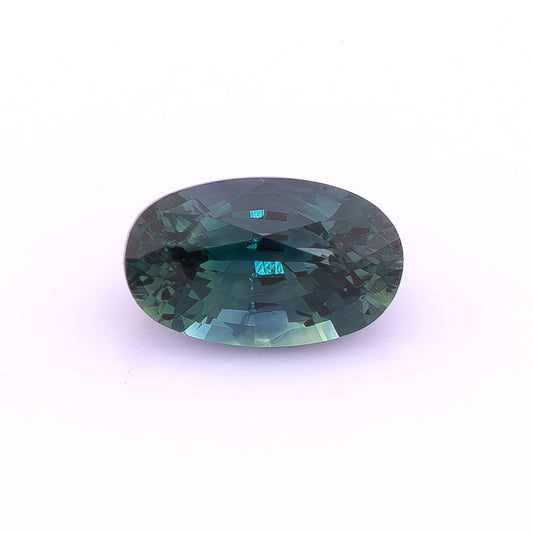 Teal Ceylon Sapphire 0.97ct | Oval Cut