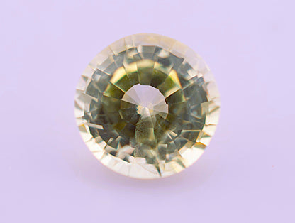 Yellow Ceylon Sapphire 1.05ct | Round Shape