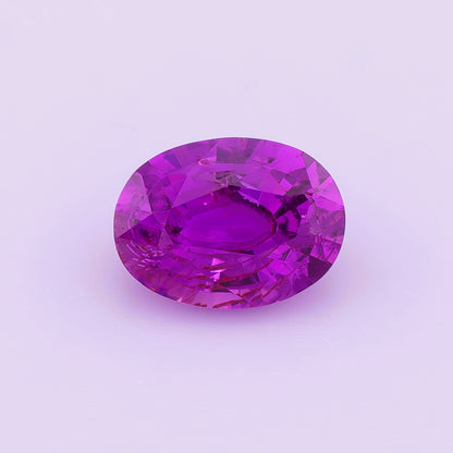 Purple Ceylon Sapphire 1.23ct | Oval Shape | Unheated