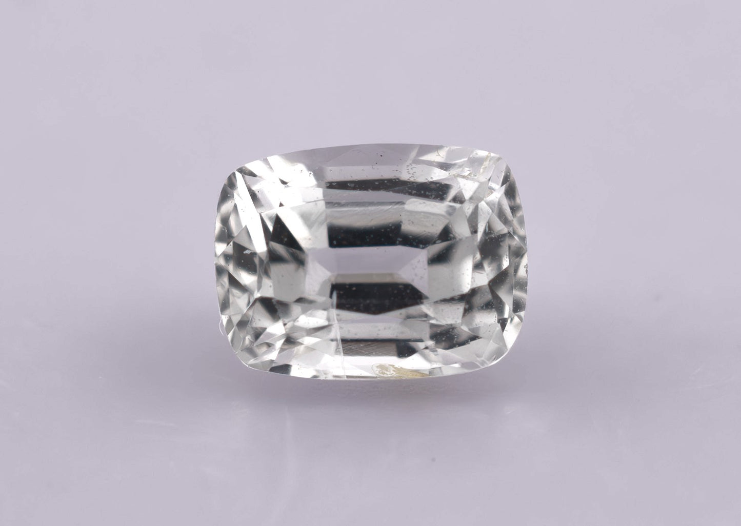 White Ceylon Sapphire 1.26ct | Cushion Shape