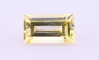 Yellow Ceylon Sapphire 0.72ct | Rectangular Shape