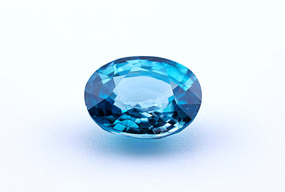 Blue Zircon 1.79 Ct | Oval Cut | Cambodia
