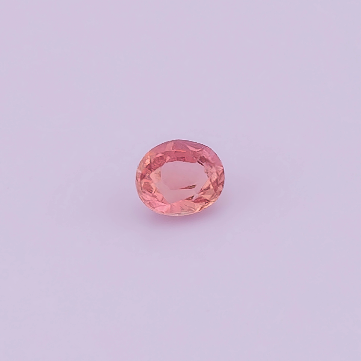 Natural Padparadscha Sapphire 0.48 Ct | Oval Cut | Ceylon