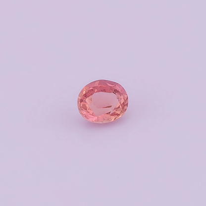 Natural Padparadscha Sapphire 0.48 Ct | Oval Cut | Ceylon