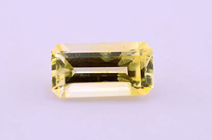 Yellow Ceylon Sapphire 1.63ct | Rectangular Shape