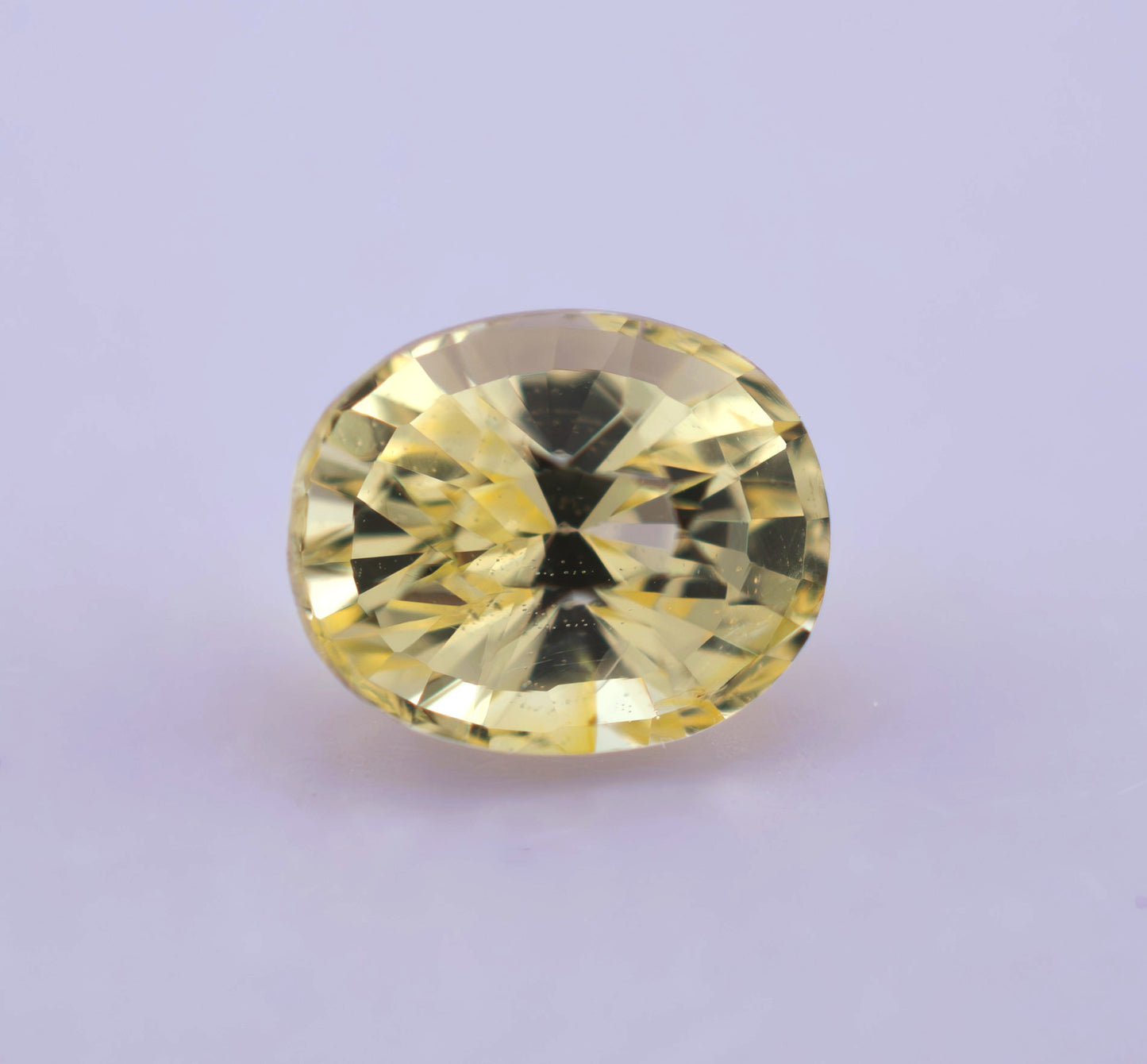 Yellow Ceylon Sapphire 1.16ct | Oval Shape