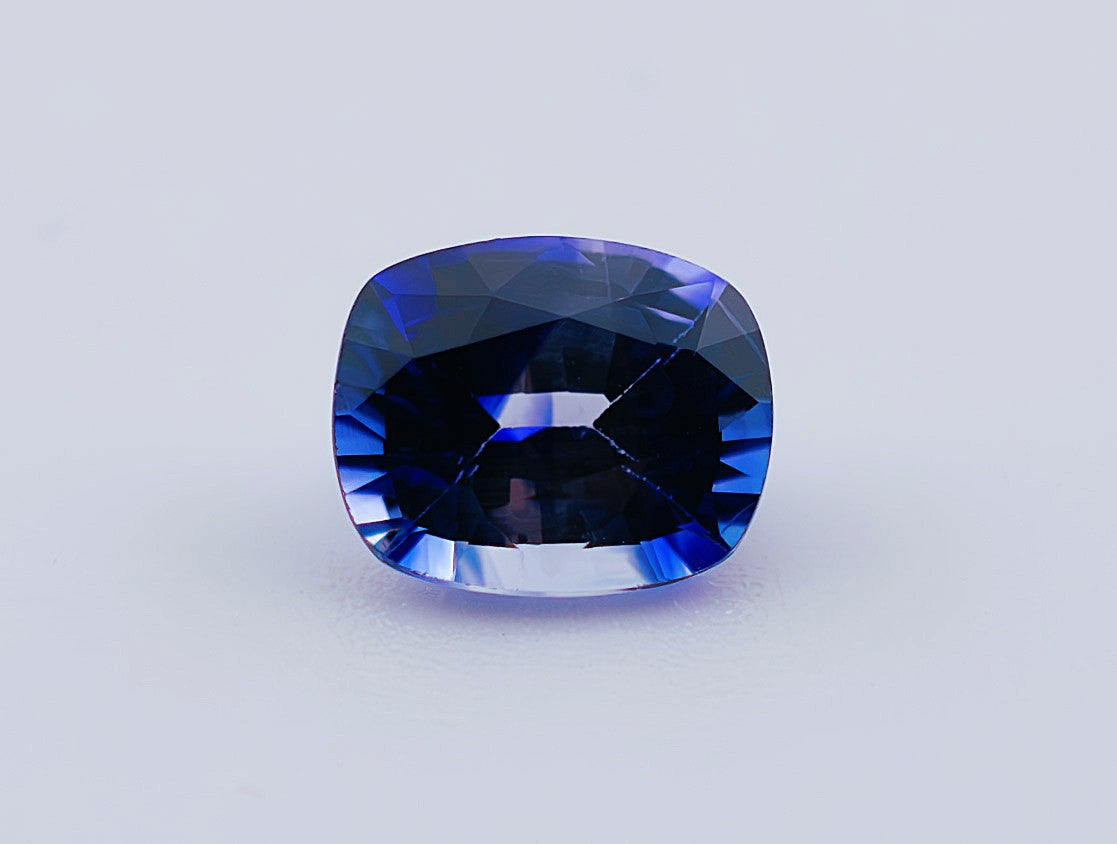 Bi-Colour Ceylon Sapphire 0.89 Ct | Cushion Cut
