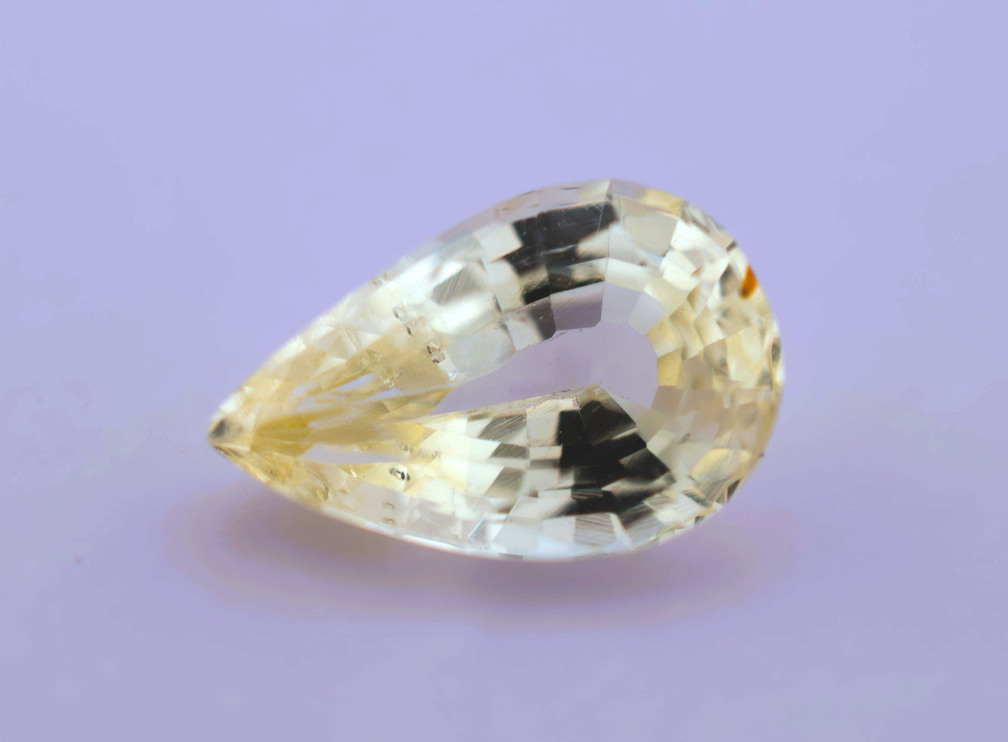 Yellow Ceylon Sapphire 1.16ct | Pear Shape