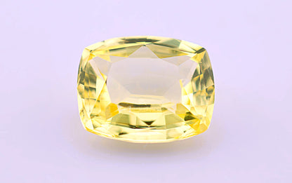 Yellow Ceylon Sapphire 1.44ct | Cushion Shape