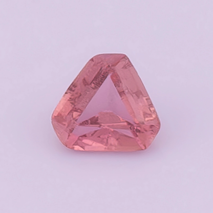 Natural Padparadscha Sapphire 0.50 Ct | Trilliant Cut | Ceylon